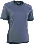 ION 47243-5046, ION Tech Logo S/S Damen Bikeshirt-Blau-S, Kostenlose R&uuml;cksendung: 60