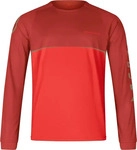 Endura E5107FRD, Endura Core Printed L/S Herren Bikeshirt-Rot-S, Kostenlose