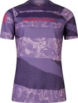 Endura E6243BRA, Endura Patchwork LTD Printed S/S Damen Bikeshirt-Lila-XXL,