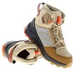 adidas Terrex AX4R CW+ Mid Kinder Wanderschuhe-Beige-5,5