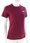 The North Face Evolution Simple Dome Damen T-Shirt-Dunkel-Rot-S