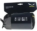 Salewa Cotton Liner with Zip H&uuml;ttenschlafsack/Inlett links-Weiss-One Size
