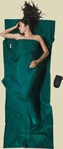 Cocoon MFT47, Cocoon Travel Sheet Mikrofaser Schlafsack-Oliv-Dunkelgr&uuml;n-One Size,