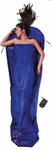Cocoon SM80, Cocoon Mummy Liner Seidenschlafsack-Blau-One Size, Kostenlose