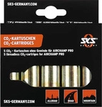 SKS 10002, SKS Germany CO2 Airchamp 16g 5er Kartuschen-Set-Schwarz-One Size,