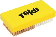 Toko 5545243, Toko Base Brush Combi Nylon/Cooper B&uuml;rste-Gelb-One Size, Kostenlose