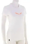Salewa Solidlogo Dri-Release Damen T-Shirt-Weiss-36