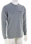 Patagonia Long-Sleeved P-6 Logo Responsibili-Tee Herren Shirt-Grau-L