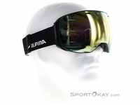 Alpina Big Horn QVM Skibrille-Schwarz-One Size