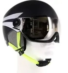 Alpina Zupo Visor Q-Lite Kinder Skihelm-Grau-51-55