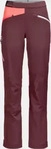 Ortovox 60015, Ortovox Col Becchei Damen Tourenhose-Dunkel-Rot-M, Kostenlose