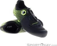 Northwave 80221013-04, Northwave Storm Carbon 2 Herren Rennradschuhe-Gelb-44,
