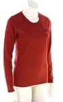 ION Logo DRI L/S Damen Bikeshirt-Rot-L
