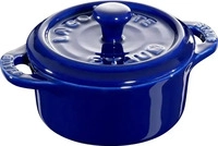 Staub 405107860, Staub: Mini Cocotte, rund, 10 cm, blau