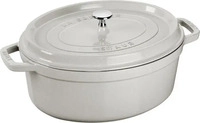 Staub 11037107, Staub: Ovale Cocotte, 37cm, Weisser Tr&uuml;ffel