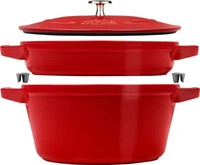 Staub 14562406, Staub: Kochtopfset 2-tlg., kirschrot