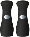 Weber 17275, Weber Premium Salz- und Pfefferstreuer - Schwarz, 10 cm