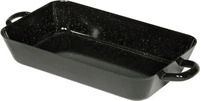 Riess Rechteckige Brat- und Backform aus Emaille Brat- und Backpfanne, 37x22 cm