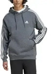 Adidas Kapuzenpullover 3S FL Hoodie dark grey heather M
