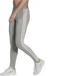 Adidas Leggings 3-Stripes grau meliert L