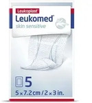 Leukomed skin sensitive steril, Vlies- Wundverband 7,2 cm x 5 cm (5 Stck.)