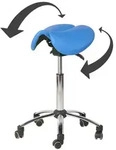 Sattelsitz Sattelhocker blau