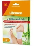 Bambus-Vital-Pads Lifemed 2 St&uuml;ck weiss