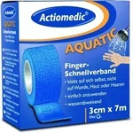 Actiomedic&reg; AQUATIC Schnellverband 3 cm x 7 m Blau selbsthaftend