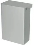 ingo-man Abfallbox AB 15 A 15 Ltr. Aluminium silber eloxiert