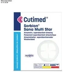 Cutimed Sorbion Sana Multi Star 11 cm &Oslash; steril (10 Stck.) UK = 62 Pack