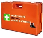 Verbandkoffer SPECIAL Labor & Chemie mit Inhalt DIN 13157:2021-11 + Inhalt