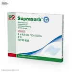 Suprasorb G Gel-Kompressen steril, 10 x 10 cm (5 Stck.)