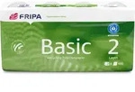 Fripa - Toilettenpapier basic, 2-lagig (8 Pack &agrave; 8 x 250 Bl.)