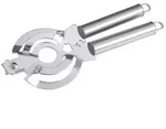 Deckel&ouml;ffner &Oslash; max. 8 cm verchromt 23,5 cm lang