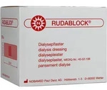 RUDABLOCK Dialysepflaster wei&szlig; 2,5 cm x 8,5 cm