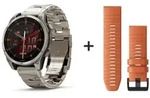 Garmin fēnix&reg; 8 - 47 mm AMOLED Sapphire Graphit/Titanium Titan 010-02904-11 Bundle