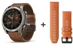Garmin fēnix&reg; 8 - 51 mm AMOLED Sapphire Graphit/Titanium Titan 010-02905-11 Bundle