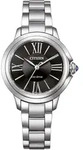 Citizen L - Eleganz & Eco-Drive, Analog Quartz, Edelstahlband, Schwarz Damenuhr