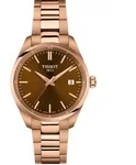 Tissot PR 100 34mm, Quarzwerk, Ros&eacute;gold Damenuhr T150.210.33.291.00