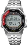 Seiko Klassik Digital Chronograph, Quarz, Rot Herrenuhr SMGG19P1