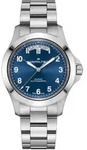 Hamilton Khaki Field King Day-Date 40 mm Blau, Edelstahl, Automatik Herrenuhr