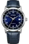 Citizen Automatik Dress Watch Leder blau, 40mm Herrenuhr NJ0210-13L