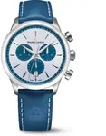 Maurice Lacroix 1975 Quartz Chronograph Silber/Blau 40MM Herrenuhr...