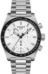 Tissot PR516 Quarzwerk, Edelstahlband, Wei&szlig;, 40mm Herrenuhr T149.417.11.011.00