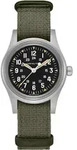Hamilton Khaki Field Mechanical 36 mm, Handaufzug, Textilband, 80 Stunden...