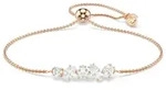 Swarovski Mesmera Armband, Verschiedene Schliffe, Wei&szlig;, Ros&eacute;goldlegiert