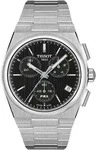Tissot PRX Chronograph Quarz 41 mm Edelstahlband Schwarz Herrenuhr...