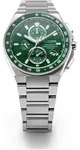 Citizen Eco-Drive Funk Chronograph Super Titanium gr&uuml;n Herrenuhr AT8398-53X