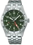 Seiko 5 Sports Automatik GMT, 39mm, Edelstahl, Khaki Herrenuhr HDB001K1