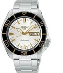 Seiko 5 Sports SKX Automatik 42 mm Edelstahlband Wei&szlig; Herrenuhr HDB004K1
